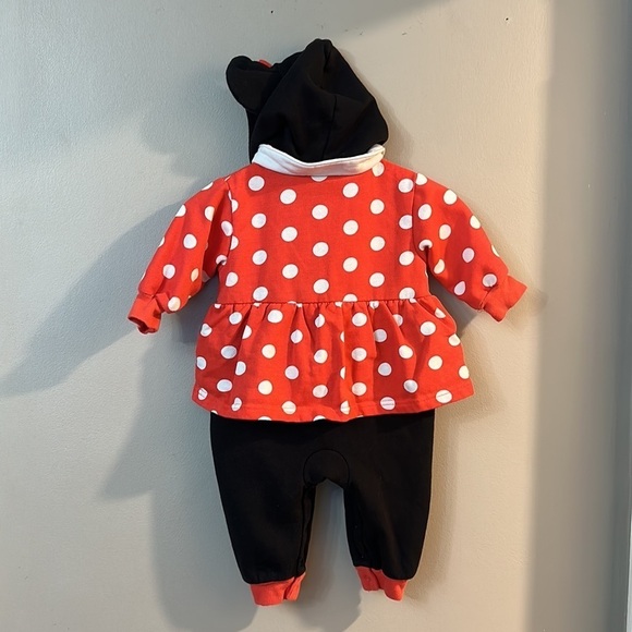 Baby Girl Minnie Mouse Disney Sweatshirt Costume Outfit 9-12 Months - Picture 5 of 6